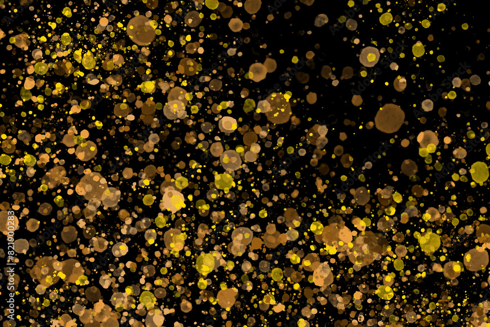 Abstract black background with golden spots for birthday, invitation, nice geometric pattern, cute bright illustration, frame, greetings card, congratulations, postcard Abstract black background with golden spots for birthday, invitation, nice geometric pattern, cute bright illustration, frame, greetings card, congratulations, postcard