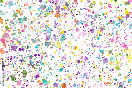 Abstract background with colorful spots for birthday, invitation, nice geometric pattern, cute bright illustration, frame, greetings card, congratulations, postcard 