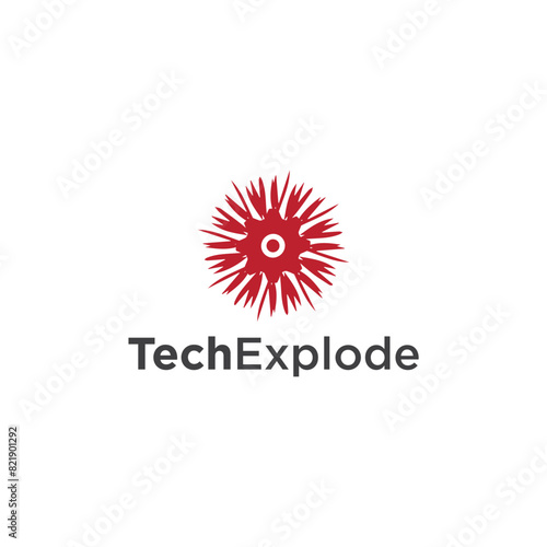 Tech Explode Logo © zaqilogo