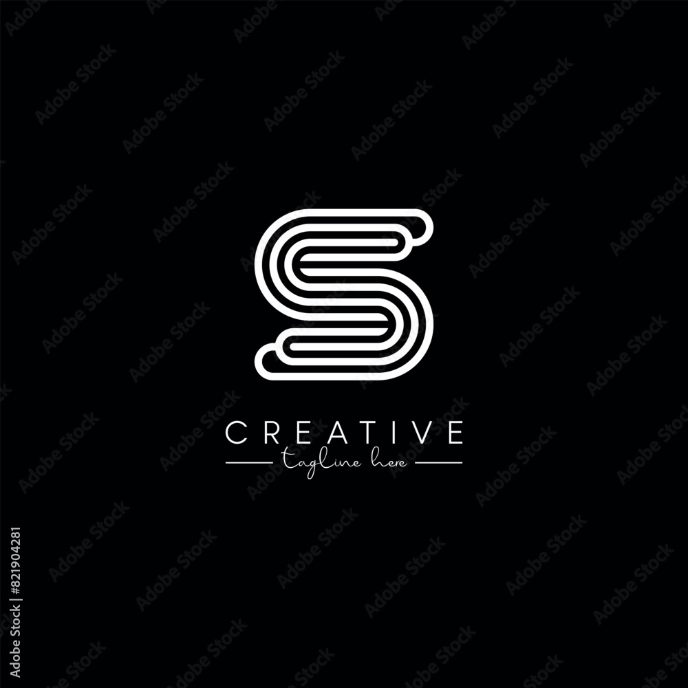 S SS Modern Alphabet Letters Logo Design, Vector Template. S SS Modern Alphabet Letters Logo Design, Vector Template.
