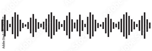 Sound waves. Analog and digital audio signal. Music equalizer. Interference voice recording. High frequency radio wave. Abstract music wave, radio signal frequency and digital voice vector. 11:11