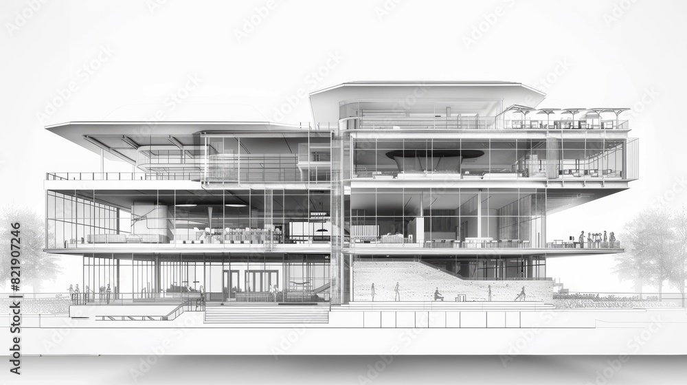 Beautiful Custom Design Drawing Cross Section Into Finished Photograph. Beautiful Custom Design Drawing Cross Section Into Finished Photograph.