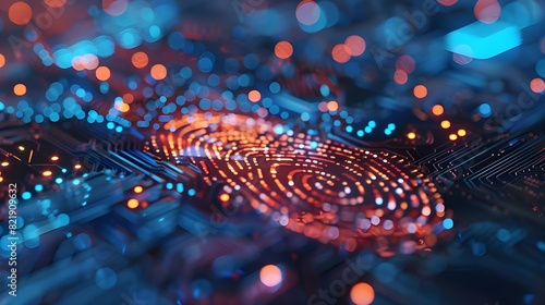Using Fingerprint Scanner to Improve Cybersecurity and Transaction Security Strong security protections are provided by fingerprint scanning technology, which protects transactions and strengthens   photo