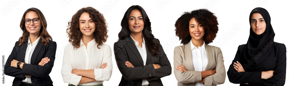Business women png element set on transparent background Business women png element set on transparent background