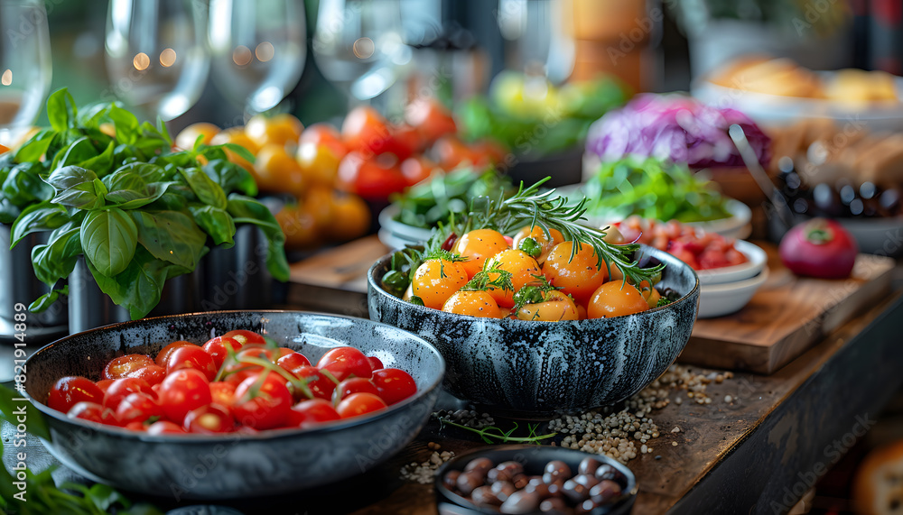 Obraz premium food background