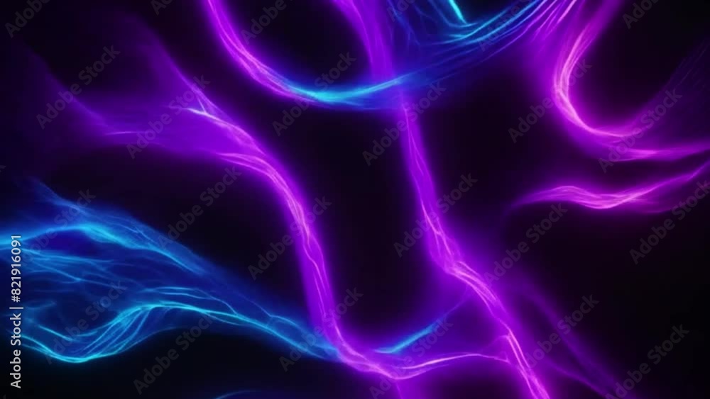 Abstract neon color waves on dark background Abstract neon color waves on dark background