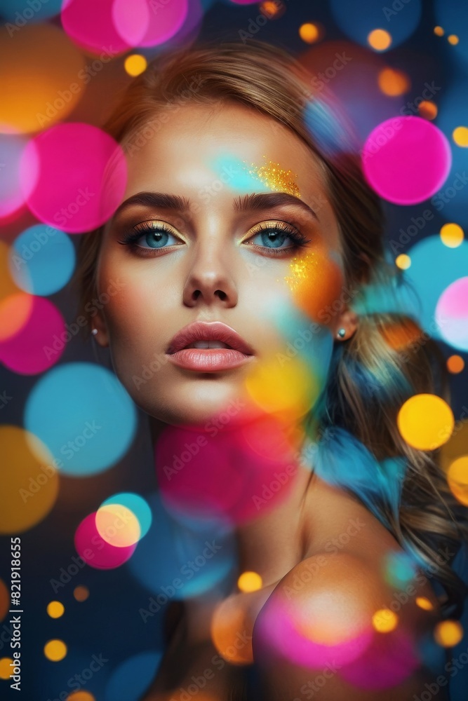 Abstract Pop-Art Background on Retail Theme