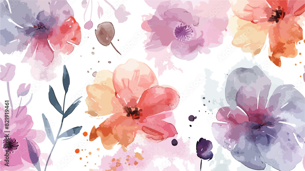 Abstrect Watercolor Clipart Watercolor Background Wat