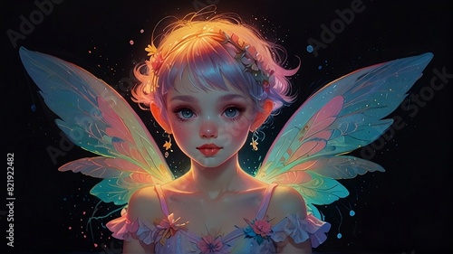 fairy with wings photo