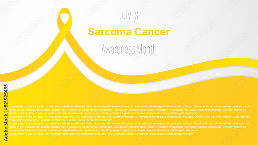 custom made wallpaper toronto digitalSarcoma Cancer Awareness Month, vector illustration
