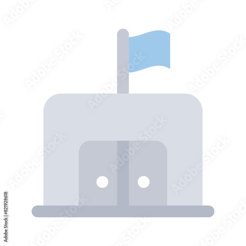 Get this amazing icon of stadium in editable design style