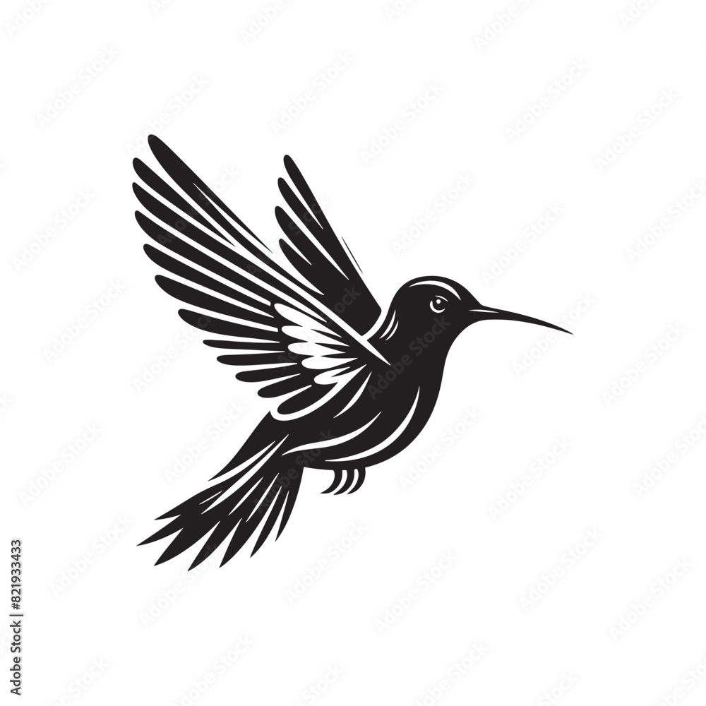 Hummingbird Vector Silhouette: Delicate Black Vector Art Capturing the Grace and Speed of These Tiny Iconic Birds - Hummingbirds Illustration. Hummingbird Vector Silhouette: Delicate Black Vector Art Capturing the Grace and Speed of These Tiny Iconic Birds - Hummingbirds Illustration.
