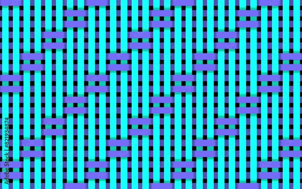 Abstract art of horizontal and vertical lines moving irregularly.