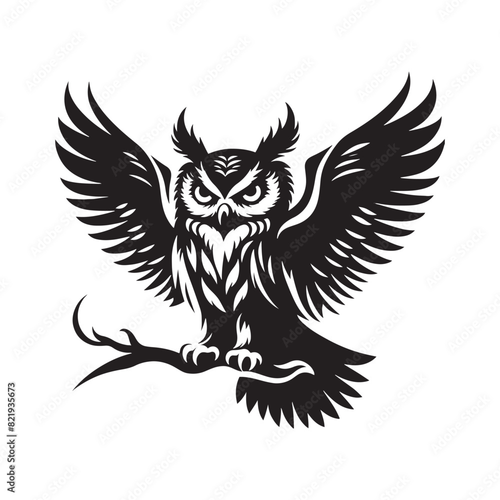 Owl vector Silhouette: Striking Black Vector Art Capturing the Mysterious Wisdom and Nocturnal Majesty of These Iconic Birds- Owl Illustration. Owl vector Silhouette: Striking Black Vector Art Capturing the Mysterious Wisdom and Nocturnal Majesty of These Iconic Birds- Owl Illustration.