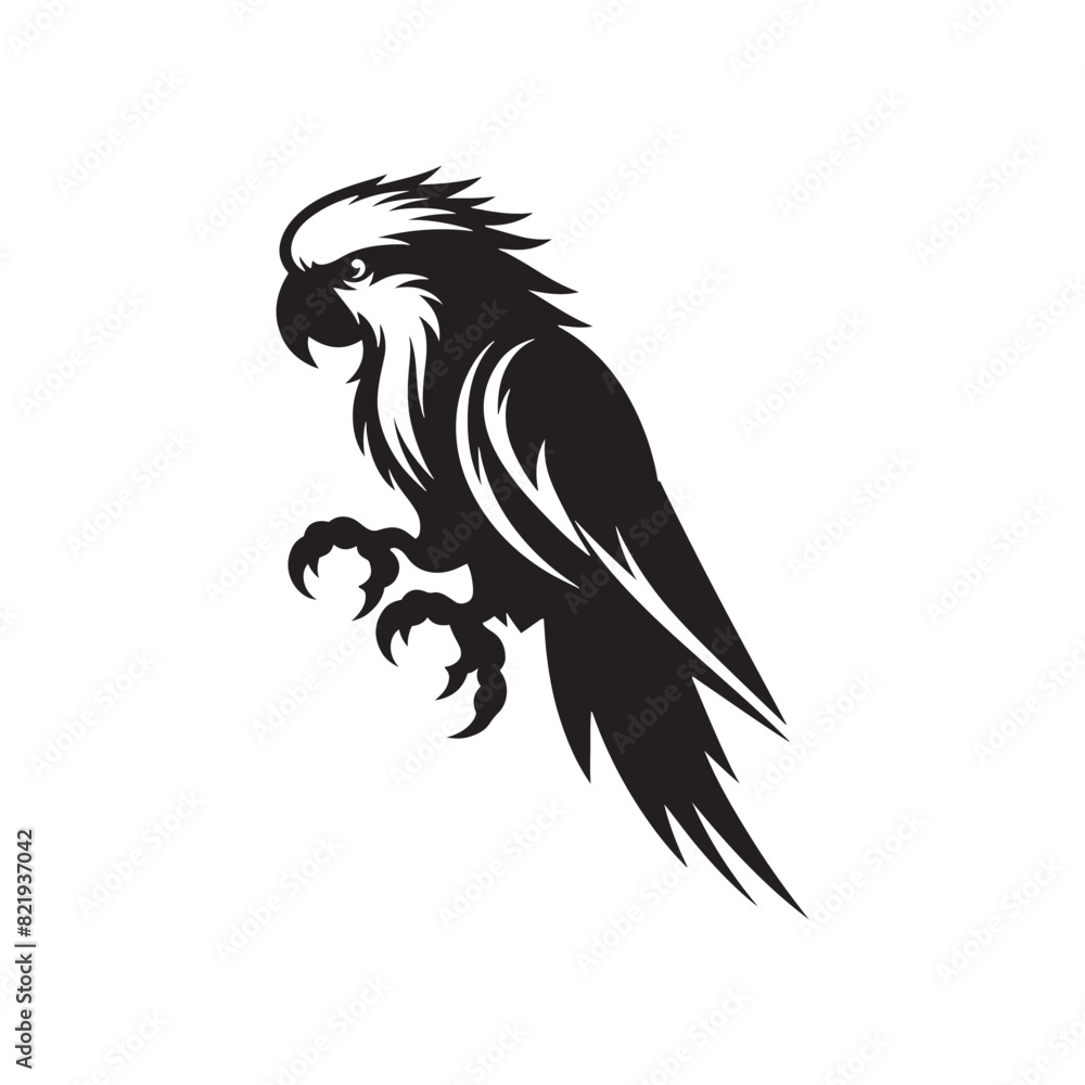 Parrot Silhouettes: the Vibrant Beauty and Playful Spirit of These Iconic Tropical Birds - Parrot Vector - Parrot Illustration. Parrot Silhouettes: the Vibrant Beauty and Playful Spirit of These Iconic Tropical Birds - Parrot Vector - Parrot Illustration.