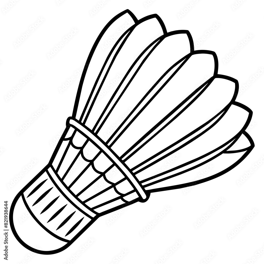 illustration of a badminton illustration of a badminton