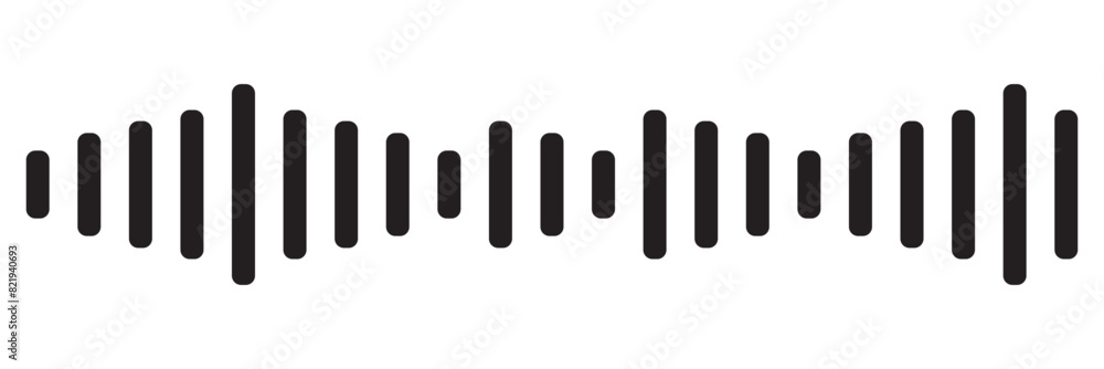 sound icon set. digital recorder voice audio wave vector symbol. soundwave frequency icon in black and white color. sound icon set. digital recorder voice audio wave vector symbol. soundwave frequency icon in black and white color.
