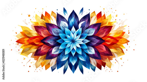 Colorful Kaleidoscope On Transparent Background © Studio 1969