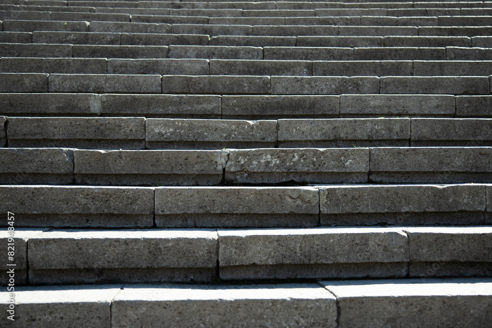 Old stone steps leading up.