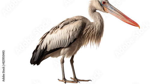 Stork Close-Up On Transparent Background
