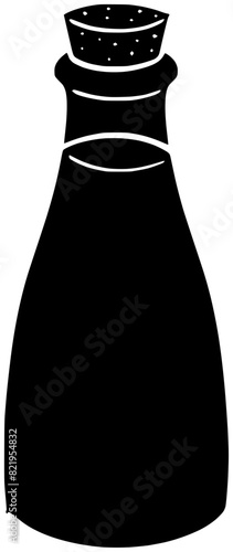 dairy illustration container silhouette bottle logo milk icon beverage outline drink powder bowl spoon sugar glass liquid food breakfast shape product cow liter for vector graphic background