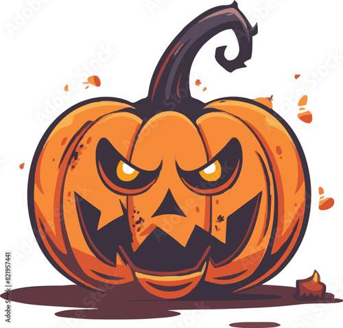 Halloween pumkin icon. vector illustration.