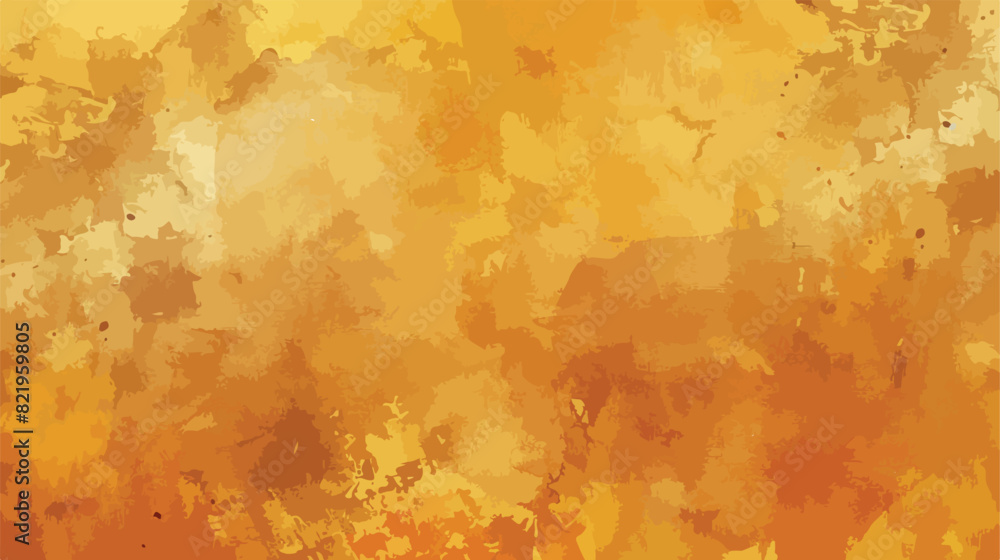 Brown orange yellow watercolor wash background backdr