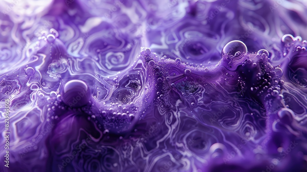 Abstract ultraviolet liquid bubbles in motion. Eerie and captivating fluid texture Abstract ultraviolet liquid bubbles in motion. Eerie and captivating fluid texture