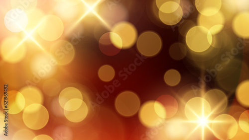 Bokeh lights. Abstract blurred background. Vibrant blur light effect. Graphic template for celebration banners and invitations. Vector illustration.