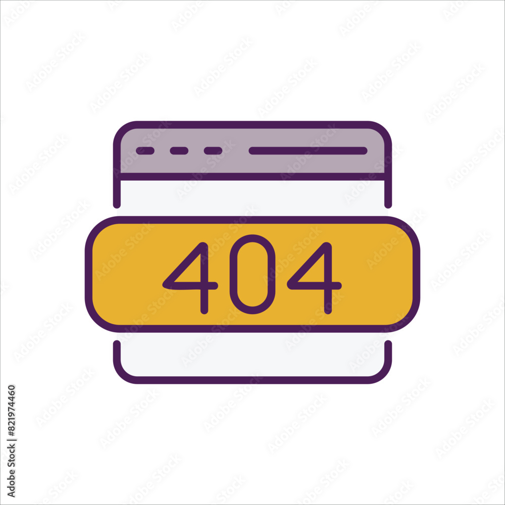 Error 404 Icon editable stock vector icon Error 404 Icon editable stock vector icon