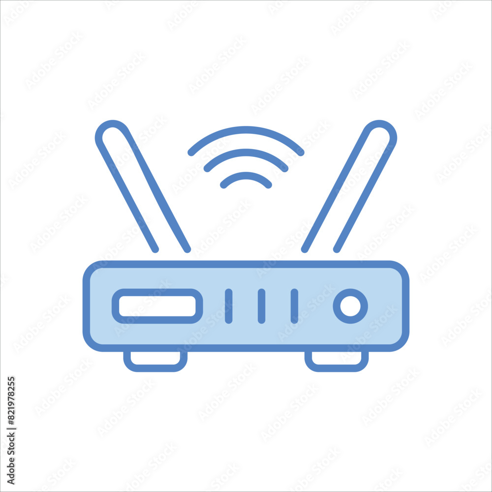 Modem Icon editable stock vector icon Modem Icon editable stock vector icon