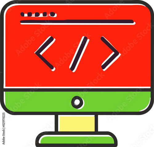 programming, icon offset fill