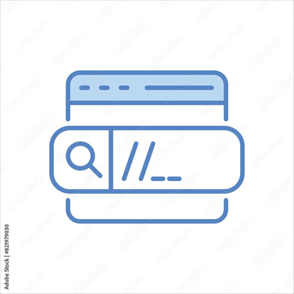 Search Engine Icon editable stock vector icon Search Engine Icon editable stock vector icon