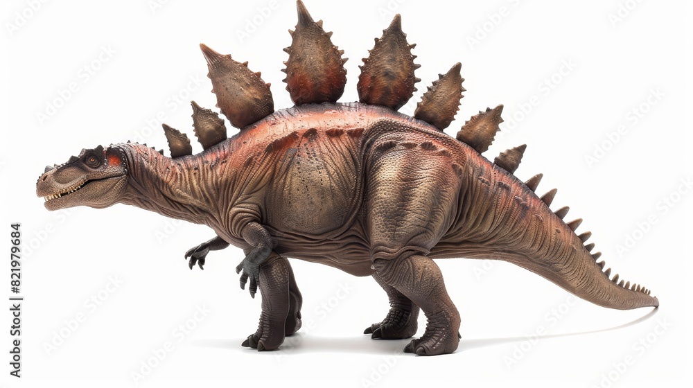 Dinosaur Stegosaurus isolated on white, with clipping path. Dinosaur Stegosaurus isolated on white, with clipping path.