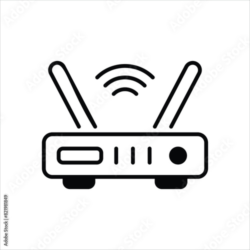 Modem  Icon editable stock vector icon