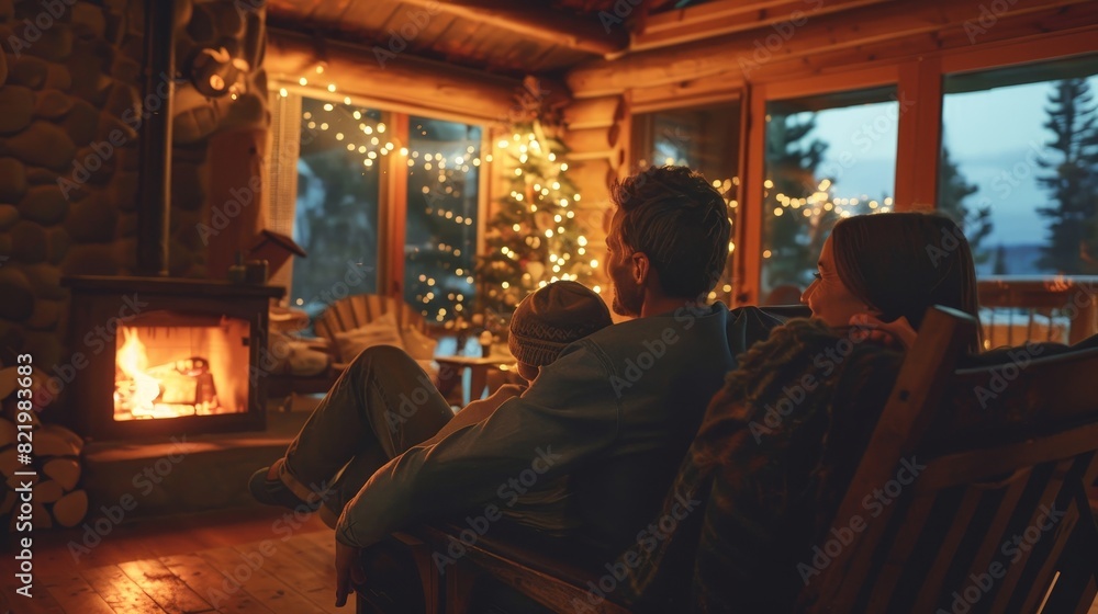 Imagine a cozy evening at home with family around the fireplace, roasting marshmallows and telling stories