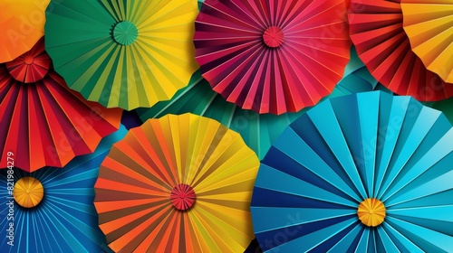 Background of a colorful aapi celebration  abstract background of Asian American and Pacific Islander Heritage Month