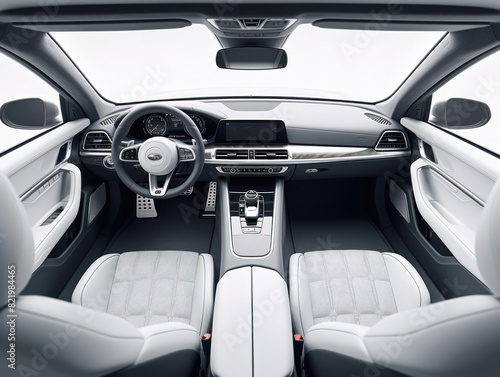 interior view of modern stylish car © Niks Ads
