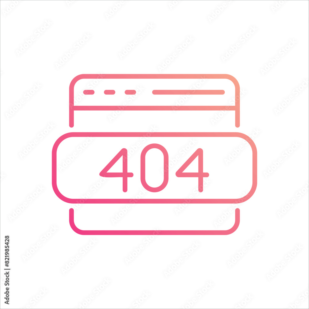 Error 404 Icon editable stock vector icon Error 404 Icon editable stock vector icon