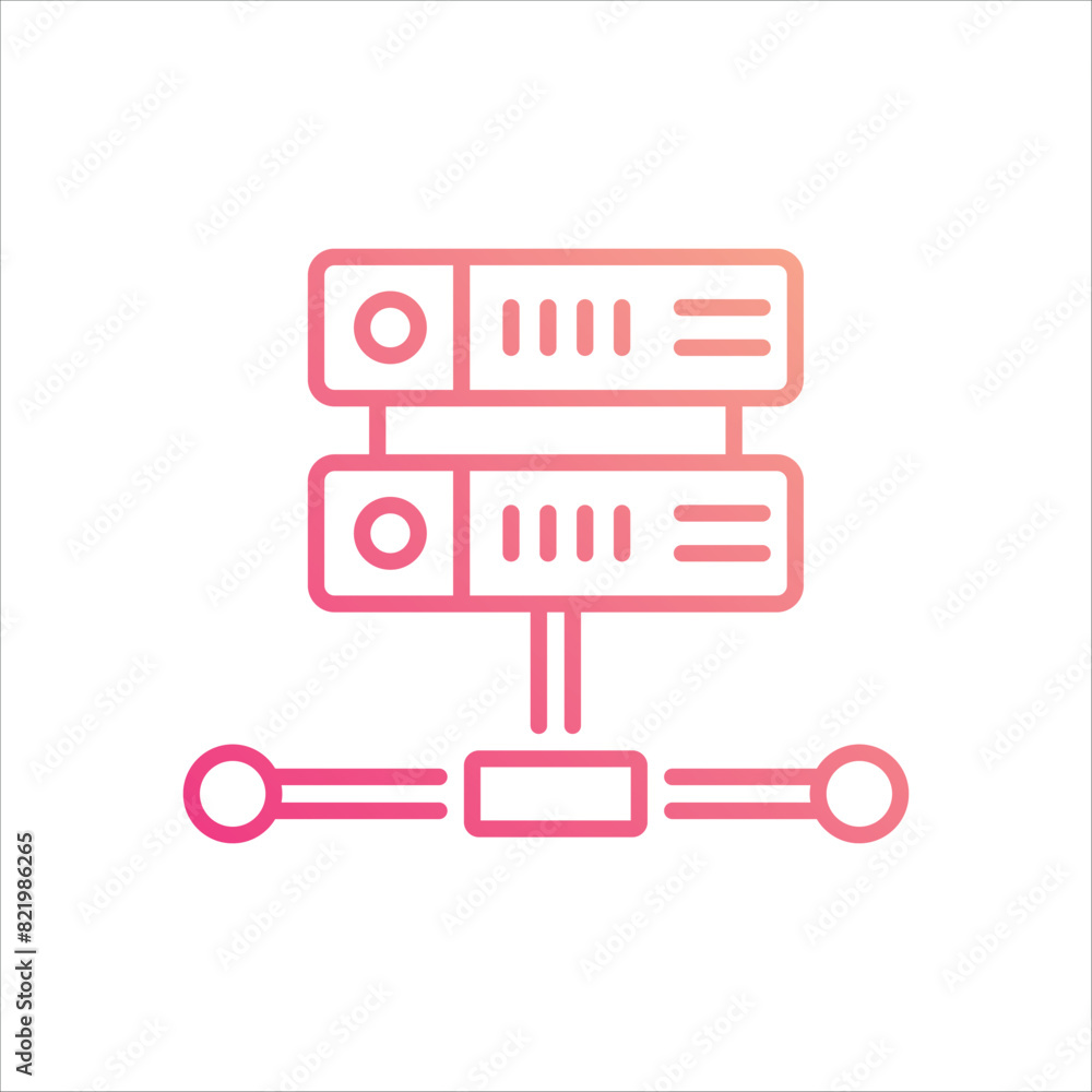 Server Icon editable stock vector icon Server Icon editable stock vector icon