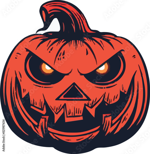 Halloween pumkin icon. vector illustration.
