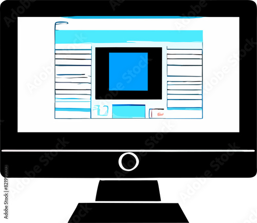 3d graphic design interface, icon