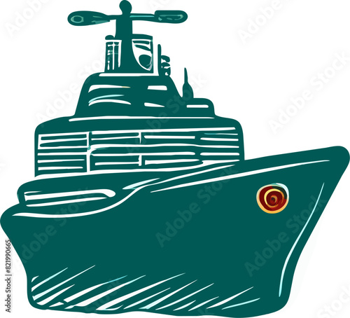 warship, icon uneven fill