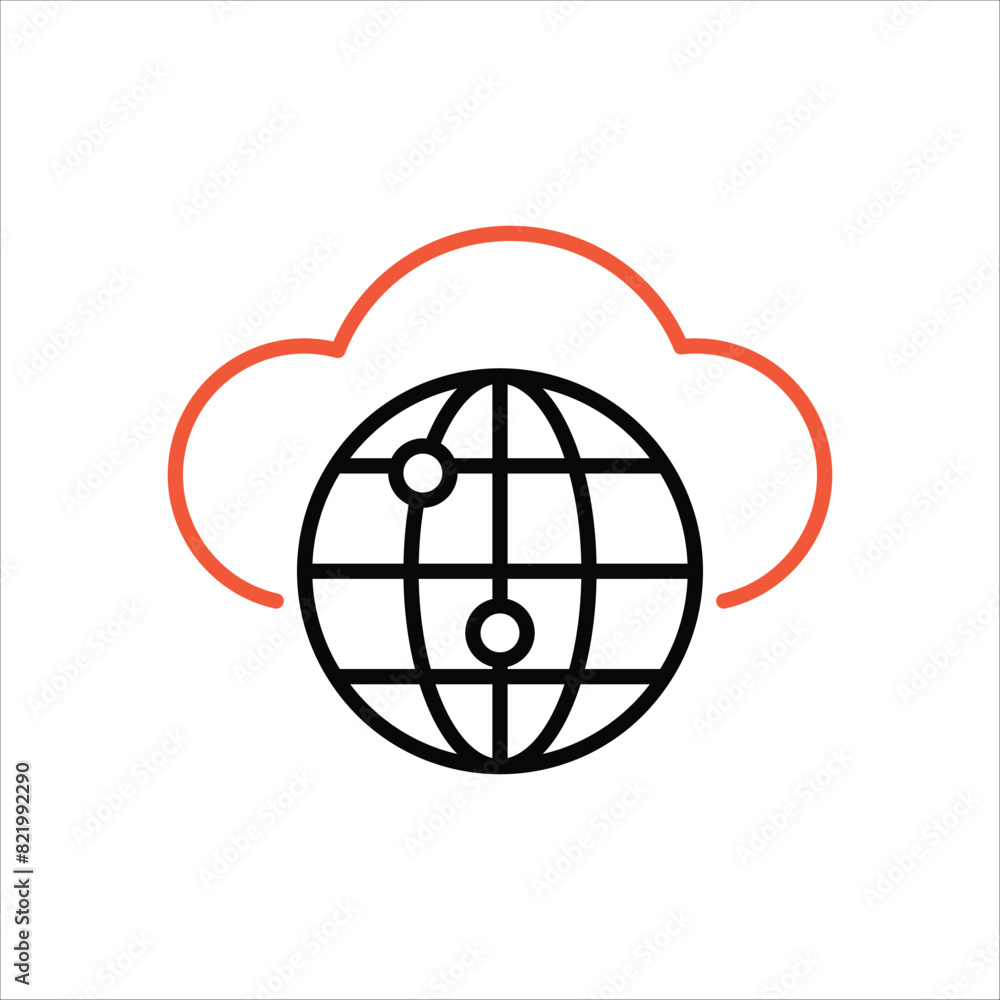 Internet Icon editable stock vector icon Internet Icon editable stock vector icon