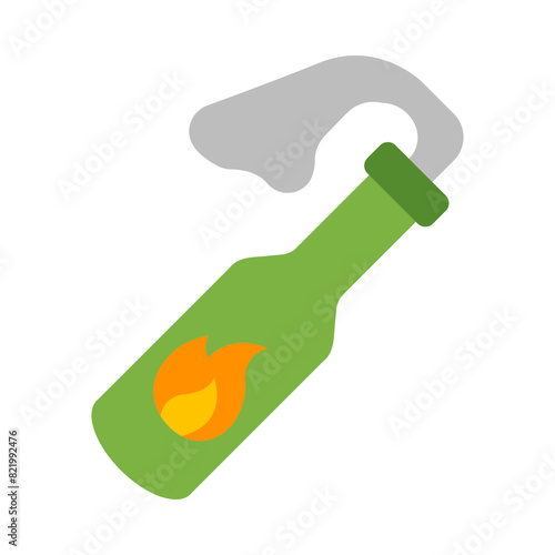 Molotov  Vector Flat Icon Design