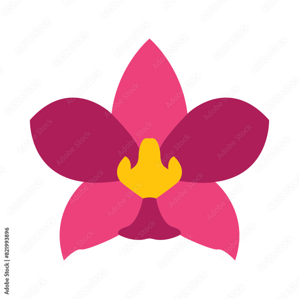 Moth Orchid Vector Flat Icon Moth Orchid Vector Flat Icon