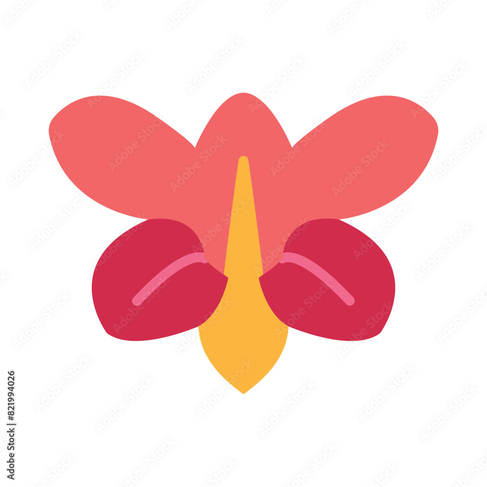 Freesia Vector Flat Icon Freesia Vector Flat Icon