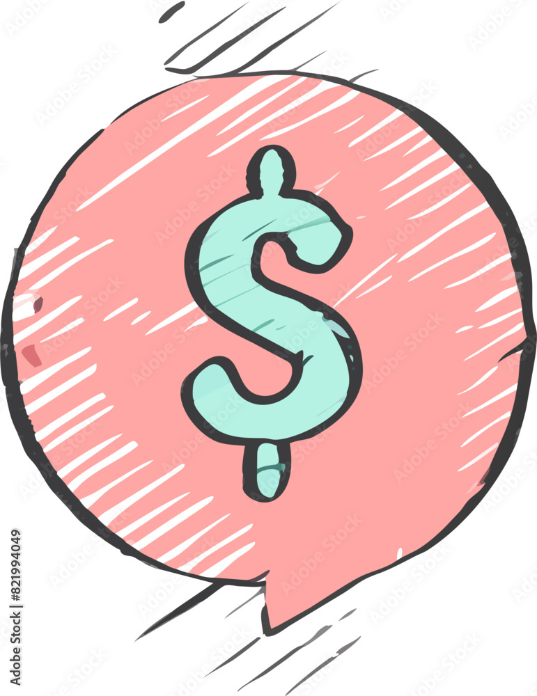 dollar sign, icon uneven fill dollar sign, icon uneven fill