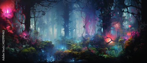 Journeying through the enigmatic opalescent forest