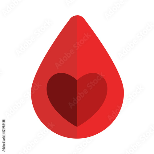 Blood Donation Vector Flat Icon